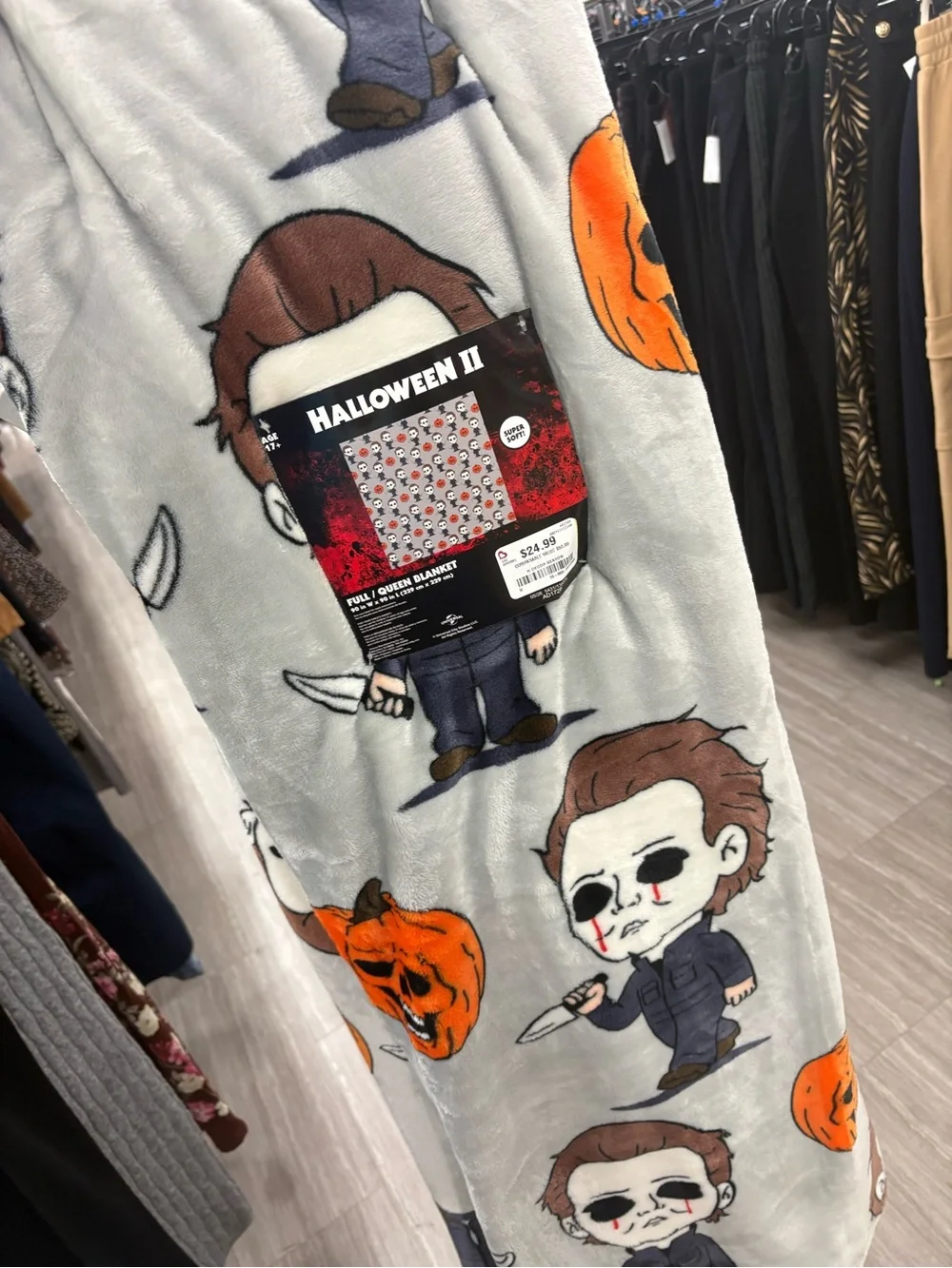 Queen size Michael myers blanket